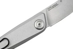 ANV Z050 Sleipner, Silver Handle, Z050-003, Navaja Slipjoint -Luz de Acero ANVZ050 003 05 anv