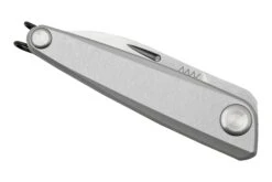ANV Z050 Sleipner, Silver Handle, Z050-003, Navaja Slipjoint -Luz de Acero ANVZ050 003 06 anv