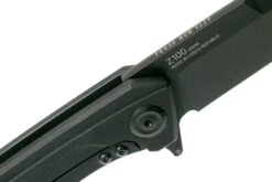 ANV Z100 DLC Sleipner, Black, Framelock, Aluminium, Z100-026 Navaja -Luz de Acero ANVZ100 026 06 anv knives