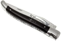 Laguiole En Aubrac HP 12cm De Madera De ébano Limado A Mano L0212EBH-FSI1 12 Laguiole En Aubrac HP 12cm De Madera De ébano Limado A Mano L0212EBH-FSI1 -Luz de Acero AUL0212EBH FSI1 03 laguiole en aubrac aul0212ebh fsi1 03