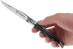 Laguiole En Aubrac HP 12cm De Madera De ébano Limado A Mano L0212EBH-FSI1 16 Laguiole En Aubrac HP 12cm De Madera De ébano Limado A Mano L0212EBH-FSI1 -Luz de Acero AUL0212EBH FSI1 07 laguiole en aubrac aul0212ebh fsi1 07