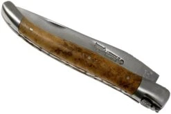 Laguiole En Aubrac 12cm De Madera De Teca Limado A Mano L0212LKH/FSB1 Navaja Laguiole 13 Laguiole En Aubrac 12cm De Madera De Teca Limado A Mano L0212LKH/FSB1 Navaja Laguiole -Luz de Acero AUL0212LKH FSB1 04 laguiole en aubrac