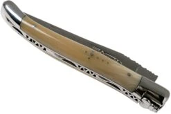Laguiole En Aubrac Classic 12cm De Cuerno L0212PCI-FSI1 -Luz de Acero AUL0212PCI FSI1 04 laguiole en aubrac v201908