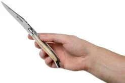 Laguiole En Aubrac Classic 12cm De Cuerno L0212PCI-FSI1 -Luz de Acero AUL0212PCI FSI1 08 laguiole en aubrac v201908