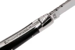 Laguiole En Aubrac 12 Cm Navaja Con Sacacorchos De Cuerno, L0312CPI-SSI1 -Luz de Acero AUL0312CPI SSI1 07 laguiole en aubrac aul0312cpi ssi1 07