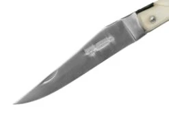 Laguiole En Aubrac Le Perlé 12 Cm L0512OS6J3 Full Handle Hueso Blanco -Luz de Acero AUL0512OS6J3 03 laguioleaubrac