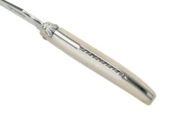 Laguiole En Aubrac Le Perlé 12 Cm L0512OS6J3 Full Handle Hueso Blanco -Luz de Acero AUL0512OS6J3 07 laguioleaubrac