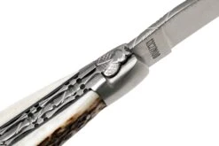 Laguiole En Aubrac 12cm Double Plates, Stag Horn Limado A Mano, L0712BCI/FSB1 -Luz de Acero AUL0712BCI FSB1 06 laguiole en aubrac