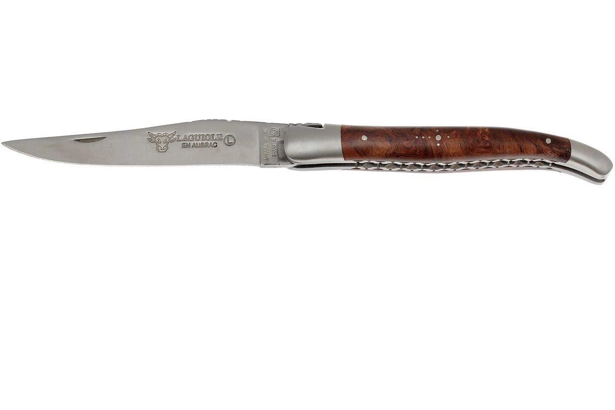 Laguiole En Aubrac 12cm Double Plates, Palissander Limado A Mano, L0712LPI-FSB1 2 Laguiole En Aubrac 12cm Double Plates, Palissander Limado A Mano, L0712LPI-FSB1