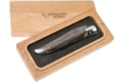 Laguiole En Aubrac 12 Cm Navaja Damascata, Full Handle Cuerno L0712PCI-FFI1 -Luz de Acero AUL0712PCI FFI1 09 laguiole en aubrac aul0712pci ffi1 09