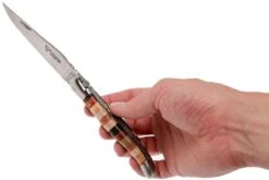 Laguiole En Aubrac Classic 12cm De Madera LO212WSI-FSB1 -Luz de Acero AULO212WSI FSB1 08 laguiole en aubrac aulo212wsi fsb1 08