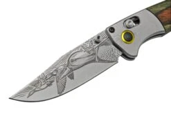 Benchmade Mini Crooked River Mallard Limited Edition Artist Series 15085-2203, Navaja De Caza, Casey Underwood Diseño -Luz de Acero BE15085 2203 03 benchmade