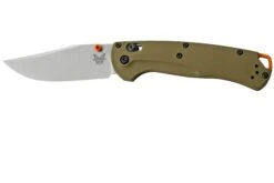 Luz de Acero 42 Benchmade Taggedout 15536, CPM-S45VN, OD Green G10, Navaja De Caza