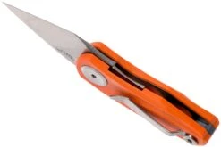 Bestech Tulip Orange G10 BG38C Navaja, Diseño Ostap Hel -Luz de Acero BHBG38C 05 bestech