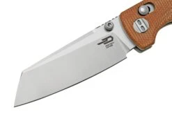 Bestech Slasher BG43D Brown Micarta, Navaja -Luz de Acero BHBG43D 03 bestech