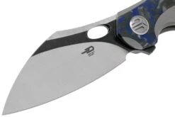 Bestech Nogard BT2105A Titanium, Blue Marble Fibra De Carbono Navaja, Kombou Design 12 Bestech Nogard BT2105A Titanium, Blue Marble Fibra De Carbono Navaja, Kombou Design -Luz de Acero BHBT2105A 03 bestech