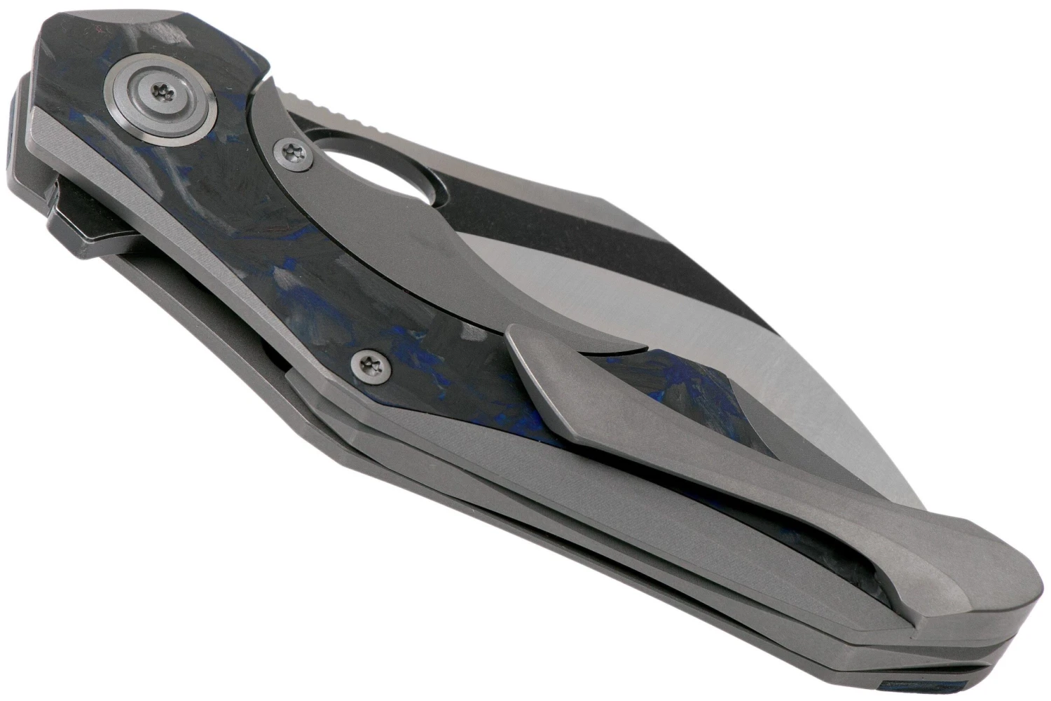 Bestech Nogard BT2105A Titanium, Blue Marble Fibra De Carbono Navaja, Kombou Design 6 Bestech Nogard BT2105A Titanium, Blue Marble Fibra De Carbono Navaja, Kombou Design - Imagen 4