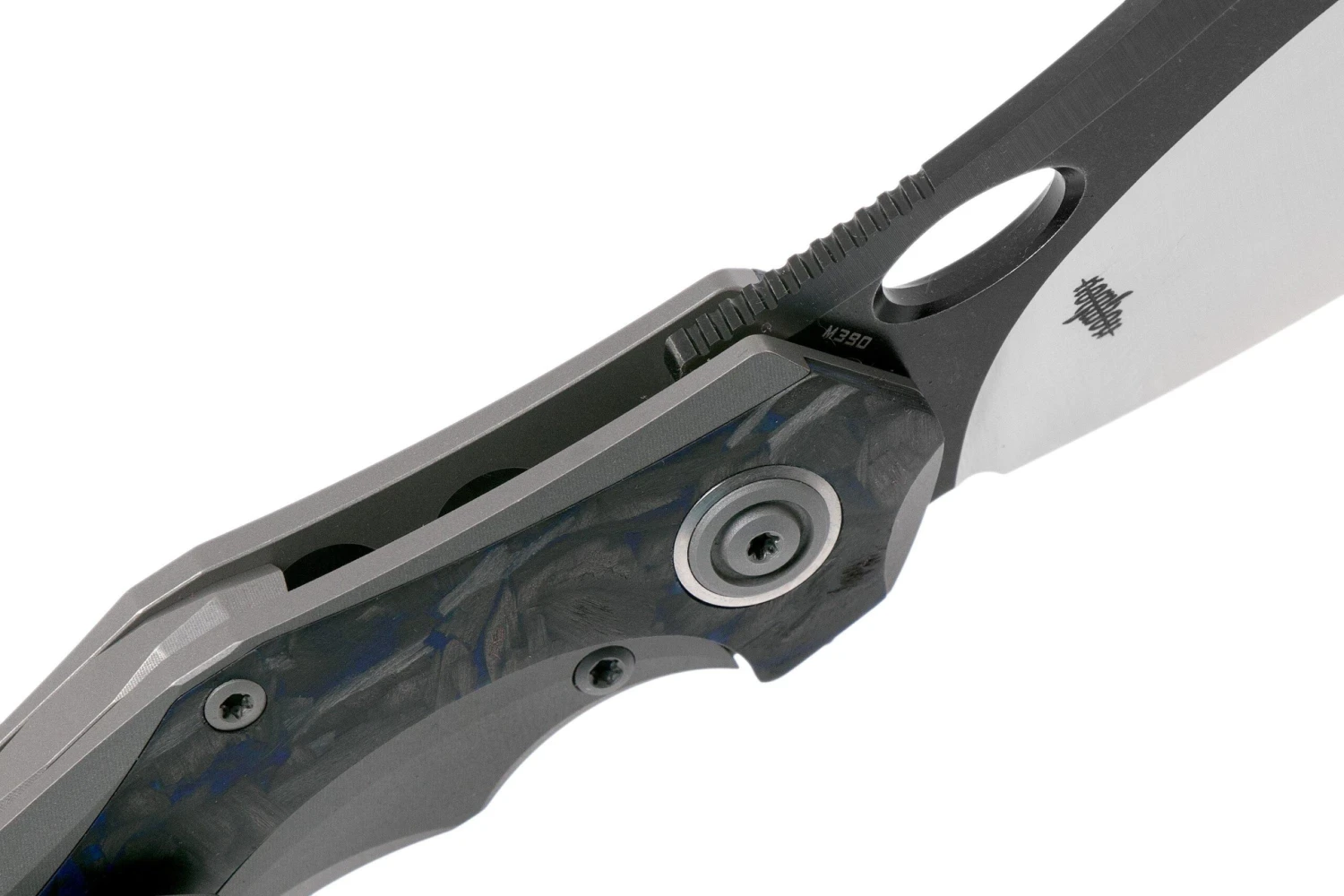 Bestech Nogard BT2105A Titanium, Blue Marble Fibra De Carbono Navaja, Kombou Design 8 Bestech Nogard BT2105A Titanium, Blue Marble Fibra De Carbono Navaja, Kombou Design - Imagen 6