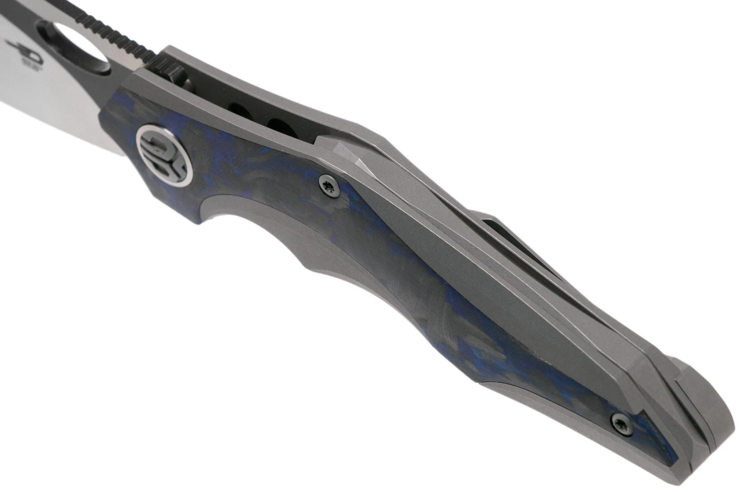 Bestech Nogard BT2105A Titanium, Blue Marble Fibra De Carbono Navaja, Kombou Design 9 Bestech Nogard BT2105A Titanium, Blue Marble Fibra De Carbono Navaja, Kombou Design - Imagen 7