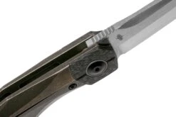 Bestech Thyra BT2106B Bronze Stonewashed Titanium, Carbon Fibre Bolster, Satin Navaja, Diseño Kombou -Luz de Acero BHBT2106B 06 bestech