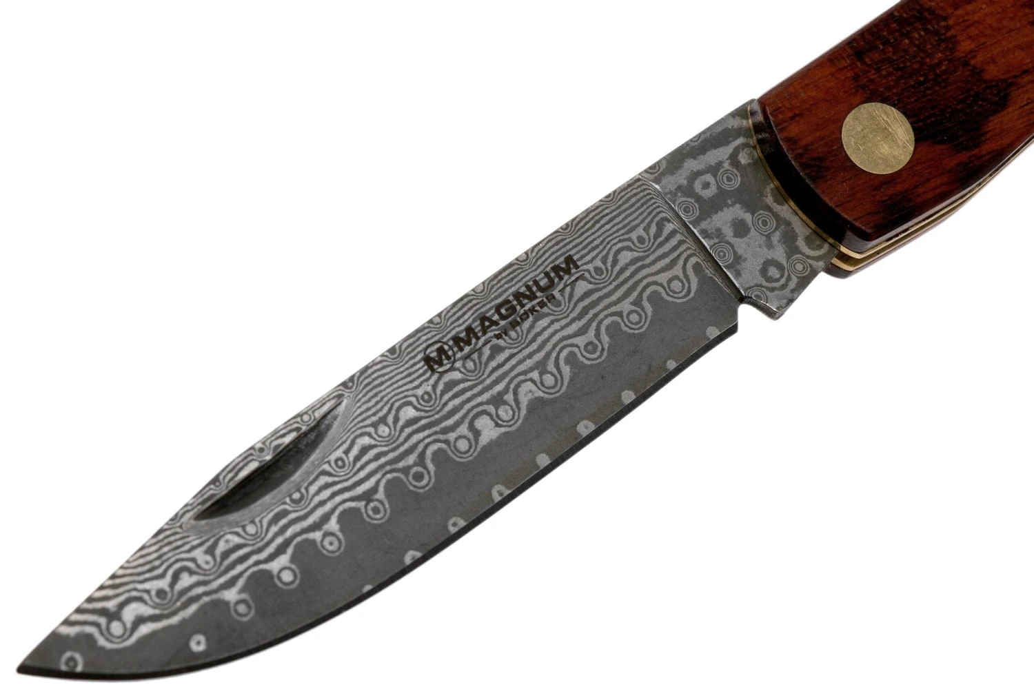 Böker Magnum Snake Rangebuster Damascus 01RY141DAM Cuchillo De Caballero 5 Böker Magnum Snake Rangebuster Damascus 01RY141DAM Cuchillo De Caballero - Imagen 3