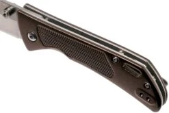 Böker Magnum Advance Checkering Dark Bronze 01RY303 Navaja -Luz de Acero BO01RY303 07 boker