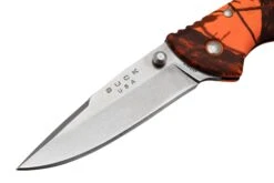 Buck Bantam BLW, Mossy Oak, Blaze Orange Camo 0285CMS9 Navaja -Luz de Acero BUCK0285CMS9 03 buck