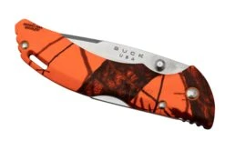 Buck Bantam BLW, Mossy Oak, Blaze Orange Camo 0285CMS9 Navaja -Luz de Acero BUCK0285CMS9 06 buck