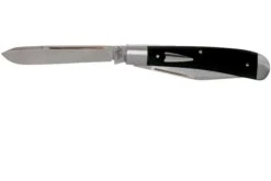 Case HT Trapper, Black Canvas Laminate, 154CM, Smooth, 10776, TB1022021 Navaja, Diseño Tony Bose -Luz de Acero CE10776 03 case