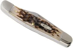 Case Stockman Amber Jigged Bone, 00128, 6347 SS Navaja -Luz de Acero CE128 08 case ce128 08