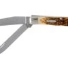 Case Trapper Amber Jigged Bone, 00164, 6254 SS Navaja -Luz de Acero CE164 01 case ce164 01
