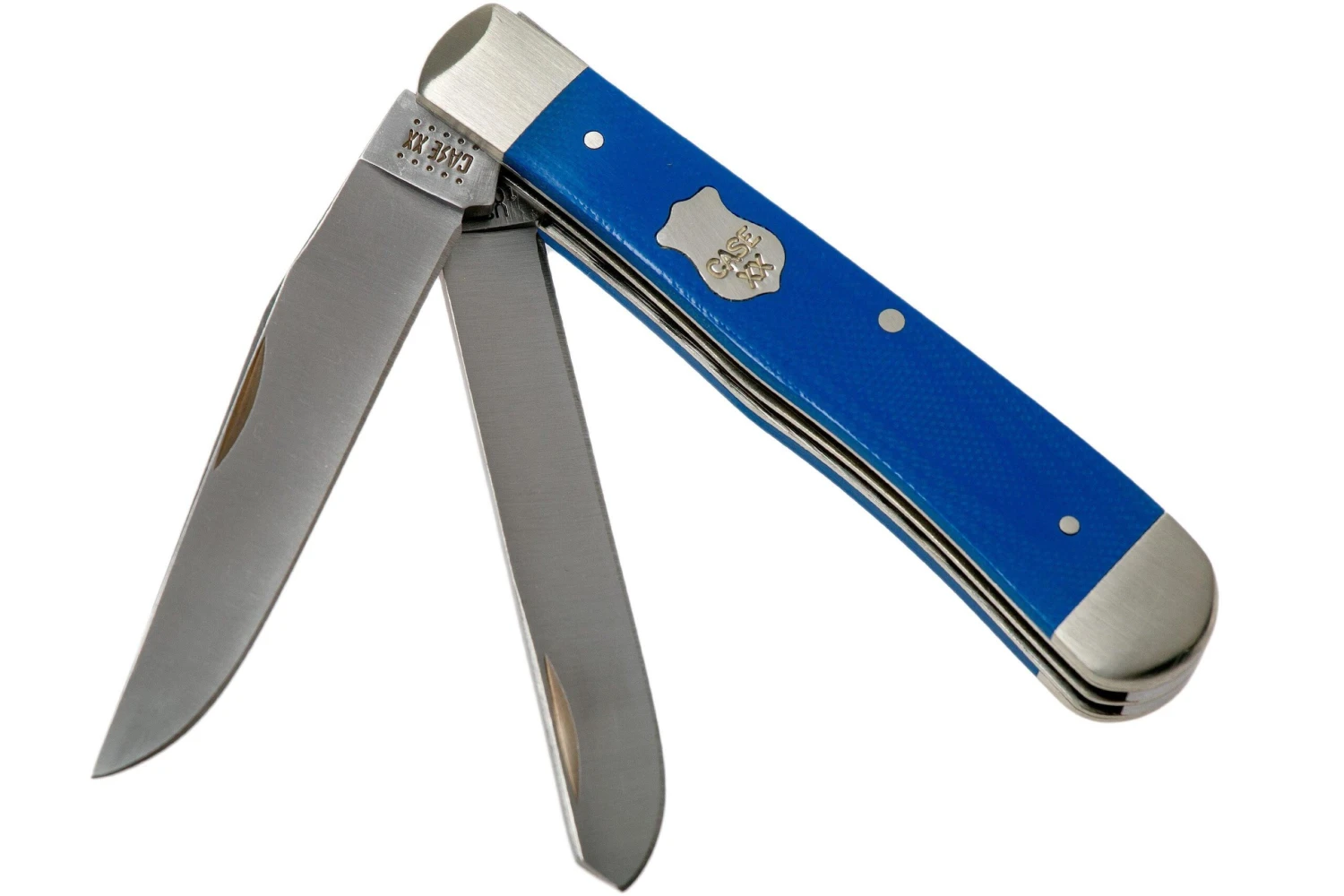 Case Trapper Blue G10 Smooth, 16740, 10254 SS Navaja 3 Case Trapper Blue G10 Smooth, 16740, 10254 SS Navaja