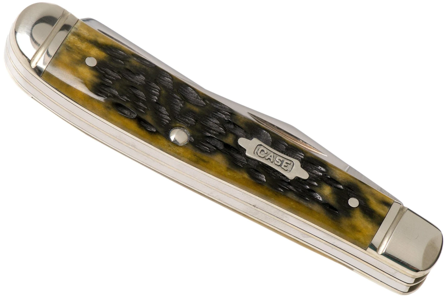 Case Mini Trapper Pocket Worn Olive Green Bone, Peach Seed, 38194, 6207 SS Navaja 6 Case Mini Trapper Pocket Worn Olive Green Bone, Peach Seed, 38194, 6207 SS Navaja - Imagen 4