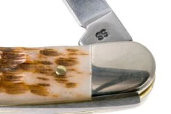 Case Medium Stockman Amber Jigged Bone, 00042, 6318 SS Navaja -Luz de Acero CE42 05 case ce42 05