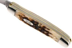 Case Medium Stockman Amber Jigged Bone, 00042, 6318 SS Navaja -Luz de Acero CE42 09 case ce42 09