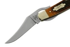 Case RussLock 52850 Rogers Corn Cob Jig Antique Bone, Navaja -Luz de Acero CE52850 03 case