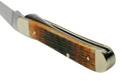 Case RussLock 52850 Rogers Corn Cob Jig Antique Bone, Navaja -Luz de Acero CE52850 04 case