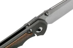 Chris Reeve Large Inkosi Natural Micarta Tanto LIN-1046 Navaja 15 Chris Reeve Large Inkosi Natural Micarta Tanto LIN-1046 Navaja -Luz de Acero CRLIN 1046 06 chris reeve