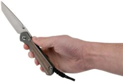 Chris Reeve Large Inkosi Natural Micarta Tanto LIN-1046 Navaja 17 Chris Reeve Large Inkosi Natural Micarta Tanto LIN-1046 Navaja -Luz de Acero CRLIN 1046 08 chris reeve