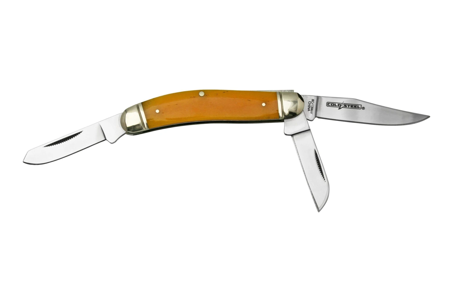 Cold Steel Gentleman's Stockman FL-GSTKM-Y, Yellow Bone, Navaja 4 Cold Steel Gentleman's Stockman FL-GSTKM-Y, Yellow Bone, Navaja - Imagen 2