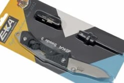 EKA Swede 9, G10, Negro, 714101 -Luz de Acero EK 714101 09 eka swede 9 black ek714101 09