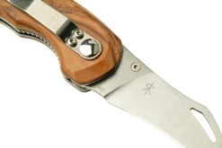Fox Knives Spora Mushroom Satin Olive FX-409OL, Cuchillo Para Setas -Luz de Acero FOFX 409OL 07 foxknives
