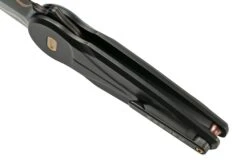 Fox Knives Saturn Carbon Copper Damascus, FX-551 TiCOP Navaja -Luz de Acero FOFX 551TICOP 07 fox