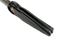 Fox Knives Saturn Carbon Copper Damascus, FX-551 TiCOP Navaja -Luz de Acero FOFX 551TICOP 08 fox