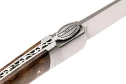 Le Thiers Gentleman Madera De Nogal T9NO Navaja Por Fontenille Pataud -Luz de Acero FPT9NO 06 le thiers gentleman fontenille pataud fpt9no 06