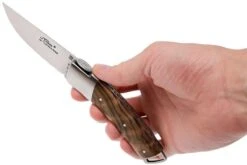 Le Thiers Gentleman Madera De Nogal T9NO Navaja Por Fontenille Pataud -Luz de Acero FPT9NO 08 le thiers gentleman fontenille pataud fpt9no 08