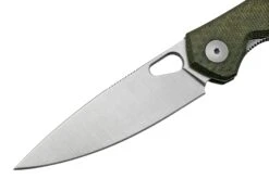 GiantMouse ACE REO Green Canvas Micarta Satin Magnacut, Navaja 10 GiantMouse ACE REO Green Canvas Micarta Satin Magnacut, Navaja -Luz de Acero GM REO GRN CANVAS 03 giantmouse