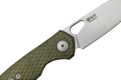 GiantMouse ACE REO Green Canvas Micarta Satin Magnacut, Navaja 12 GiantMouse ACE REO Green Canvas Micarta Satin Magnacut, Navaja -Luz de Acero GM REO GRN CANVAS 05 giantmouse