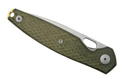 GiantMouse ACE REO Green Canvas Micarta Satin Magnacut, Navaja 13 GiantMouse ACE REO Green Canvas Micarta Satin Magnacut, Navaja -Luz de Acero GM REO GRN CANVAS 06 giantmouse