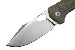 GiantMouse ACE Atelier, Elmax, Green Canvas Micarta Navaja 10 GiantMouse ACE Atelier, Elmax, Green Canvas Micarta Navaja -Luz de Acero GMATELIER GRN CANVAS 03 giantmouse